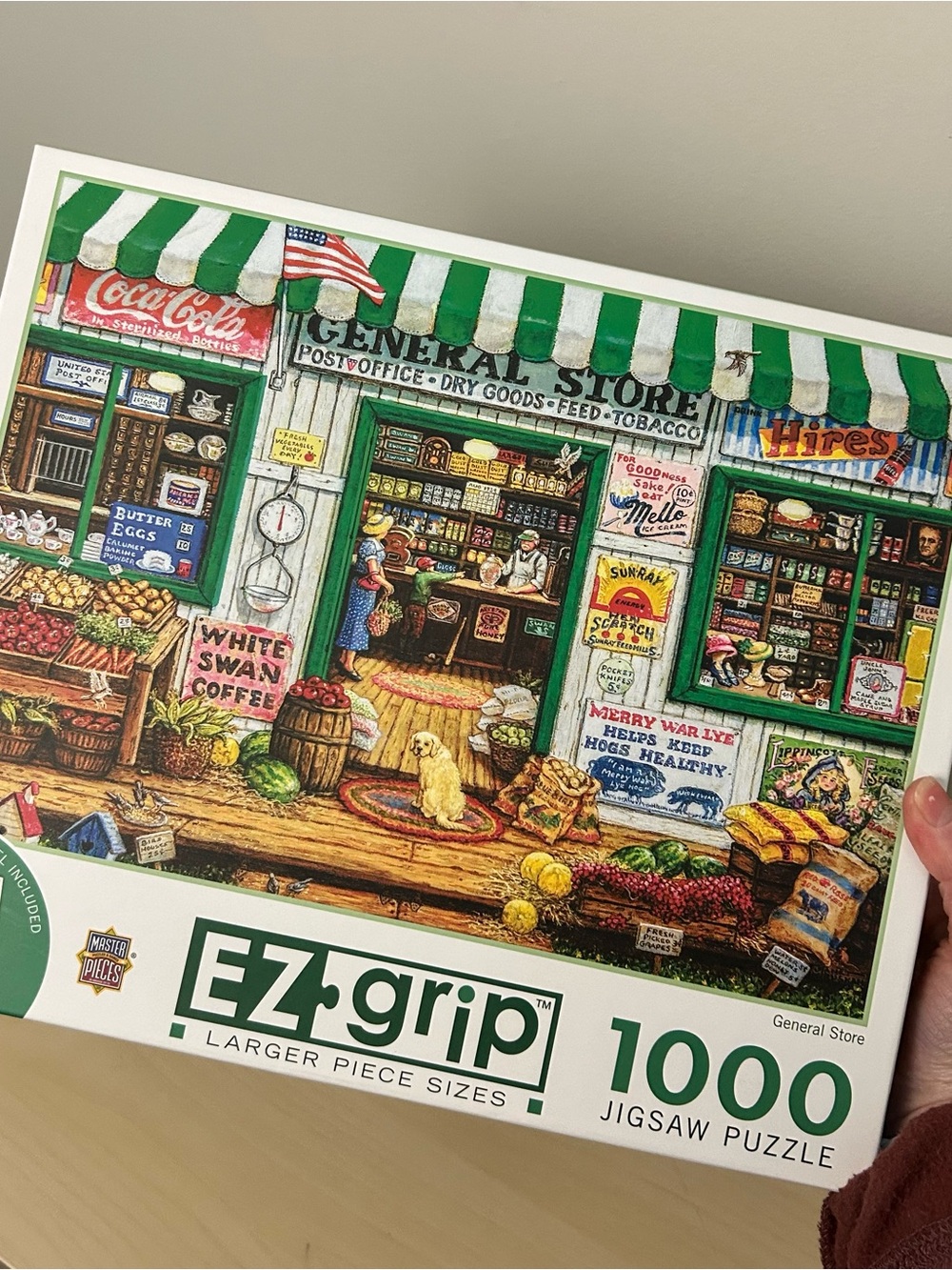 MasterPieces EZ-grip 1000 pc General Store Jigsaw Puzzle complete